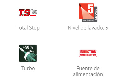 Características del equipo Vertigo 22