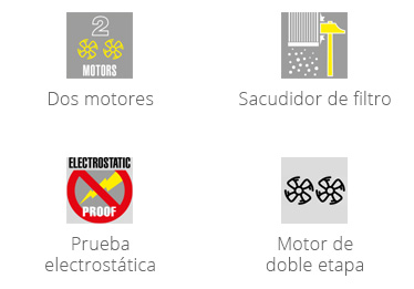 Características del equipo Dozer 280 IR