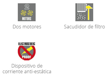 Características del equipo Windy 265 IF